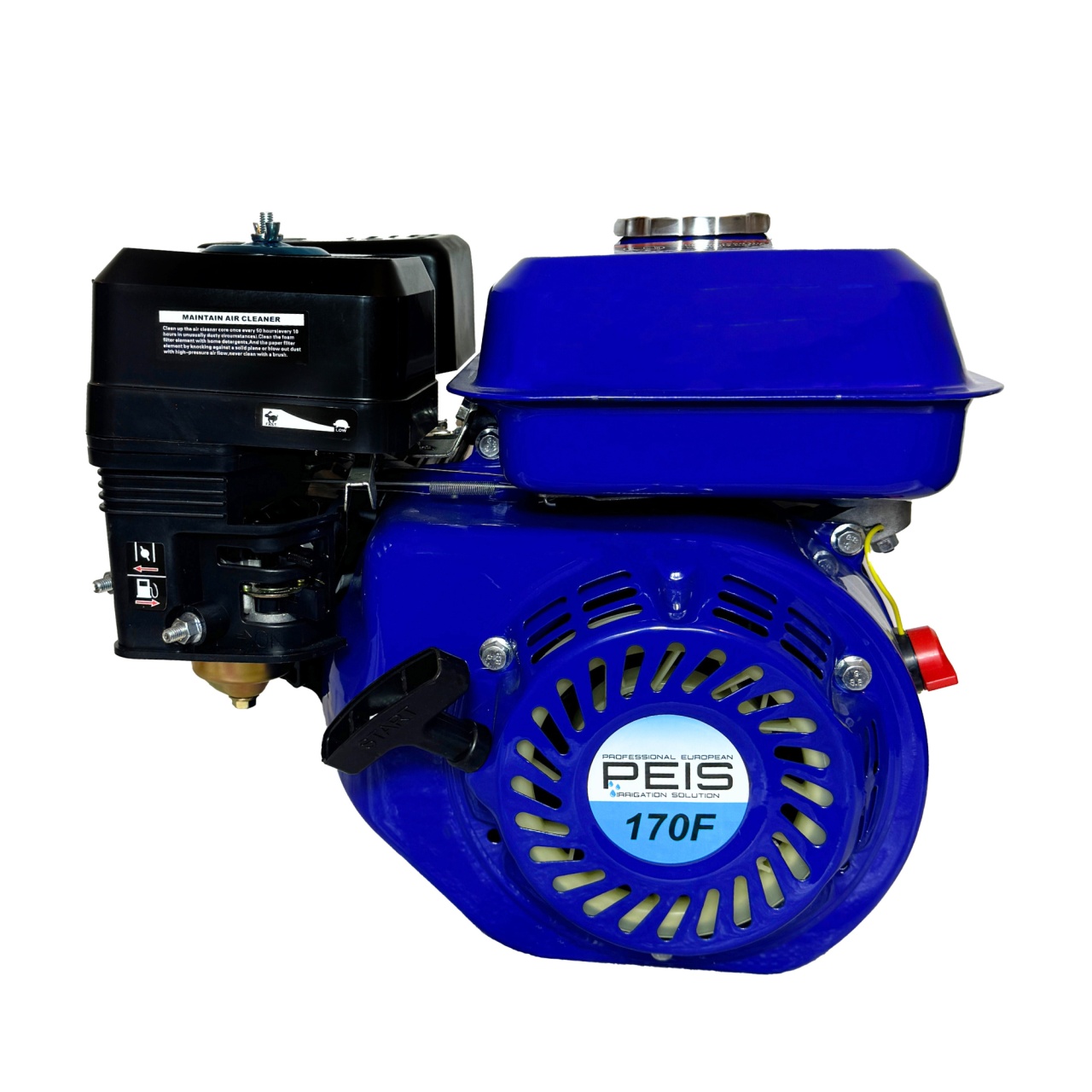 Motor universal OHV pe benzina 7CP, 4 timpi, 1 cilindru, 210CC, pornire manuala