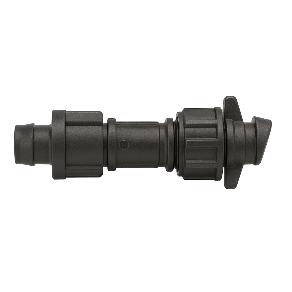 Niplu legatura furtun Layflat la banda de picurare – Conector irigatii