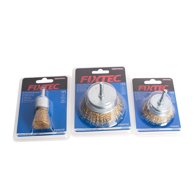 Perie rotativa FIXTEC 25 mm cu ax de 6,35 mm - 1 | YEO