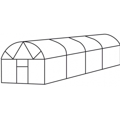 Solar Hobby Regal Fermierul 5x12m, teava otel zincat - 1 | YEO