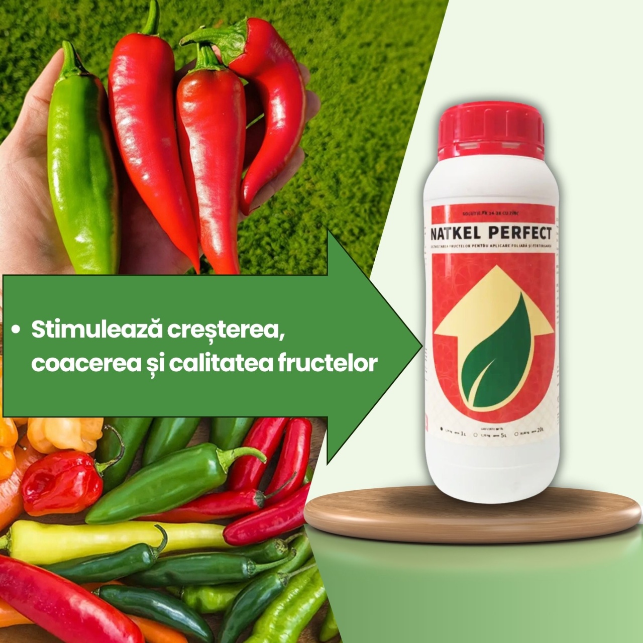 Biopack Stadiu 6 Ardei – Coacere, Dimensiune si Calitate - 2 | YEO