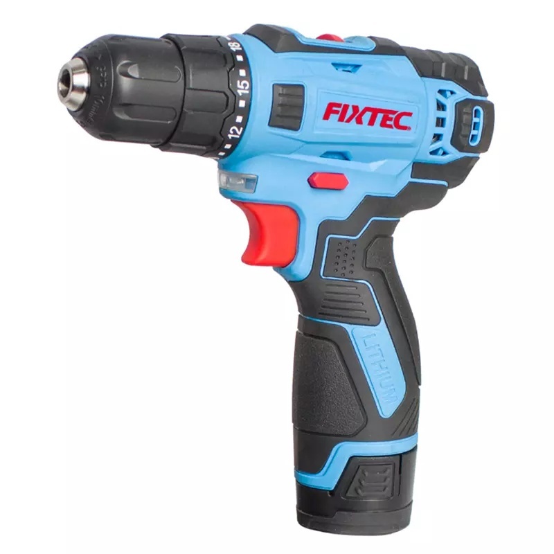 Bormasina portabila FIXTEC 12V, cu 60 piese incluse, acumulator Li-ion 1500mAh - 2 | YEO