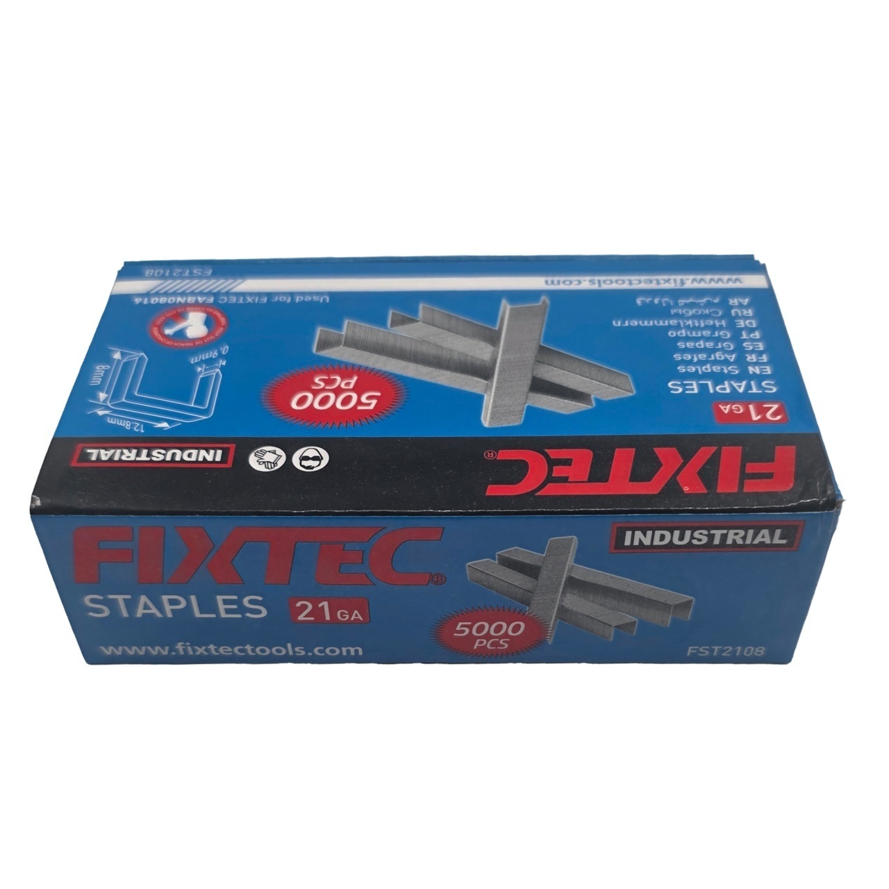 Capse Grapa FIXTEC GA‑21, 12.8x8 mm, set 5000 - 3 | YEO