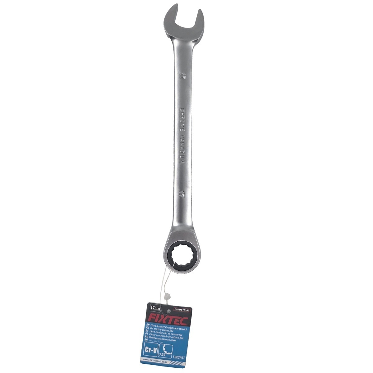 Cheie combinatie cu cap flexibil clichet FIXTEC 17 mm, 72 dinti - 1 | YEO