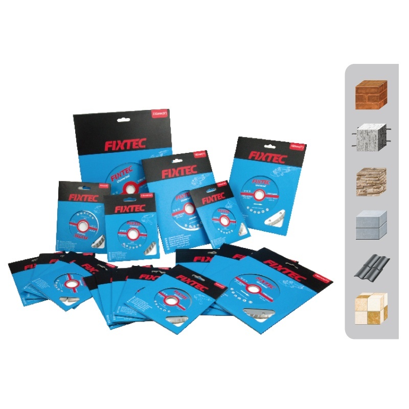 Disc diamantat FIXTEC 125 mm x 16 mm (FDBS112522) pentru beton, caramida si piatra - 3 | YEO