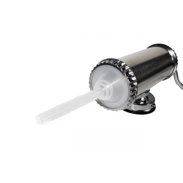 Dispozitiv pentru umplut carnati Elefant KY2003, capacitate 1.5 kg, otel inoxidabil, model orizontal cu 3 palnii - 3 | YEO
