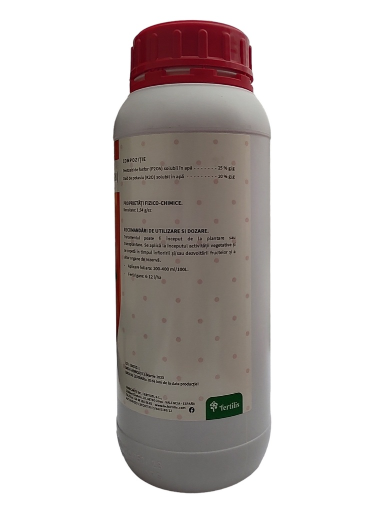 Ingrașământ Fosfor Potasiu - etapa intâi - DKP 0-25-20 1L - 1 | YEO