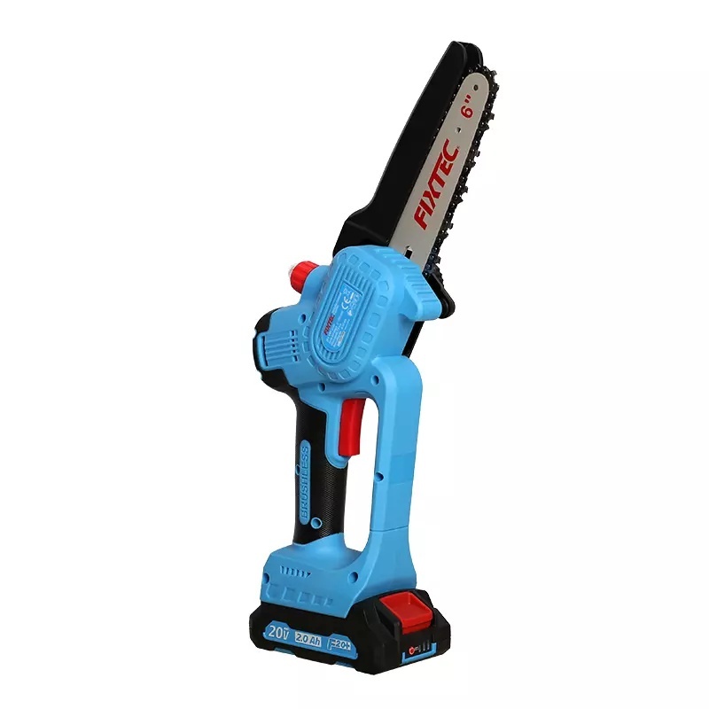 Mini fierastrau electric portabil FIXTEC 20V, fara cablu, motor brushless, cu sistem SDS - 2 | YEO