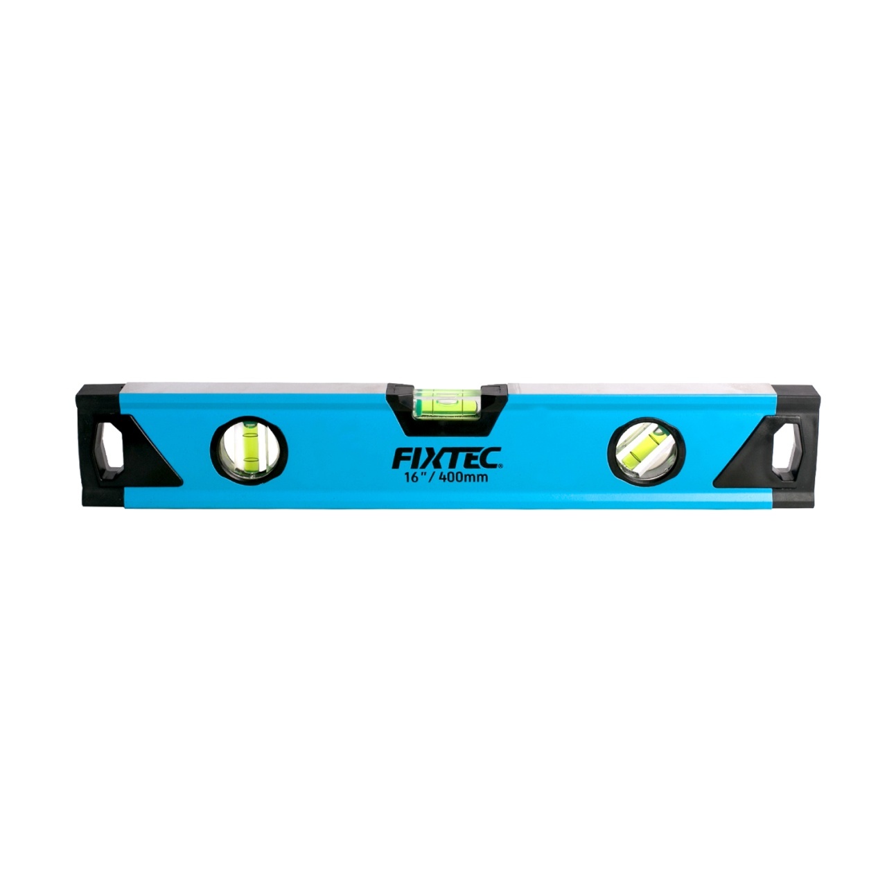 Nivela din Aluminiu FIXTEC 40 cm, 3 Bule, Precizie 0.5 mm/m