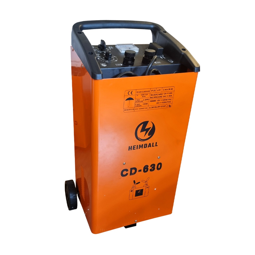 Redresor/Robot de Incarcare Auto CD-630, 2200W, 12V/24V, Heimdall