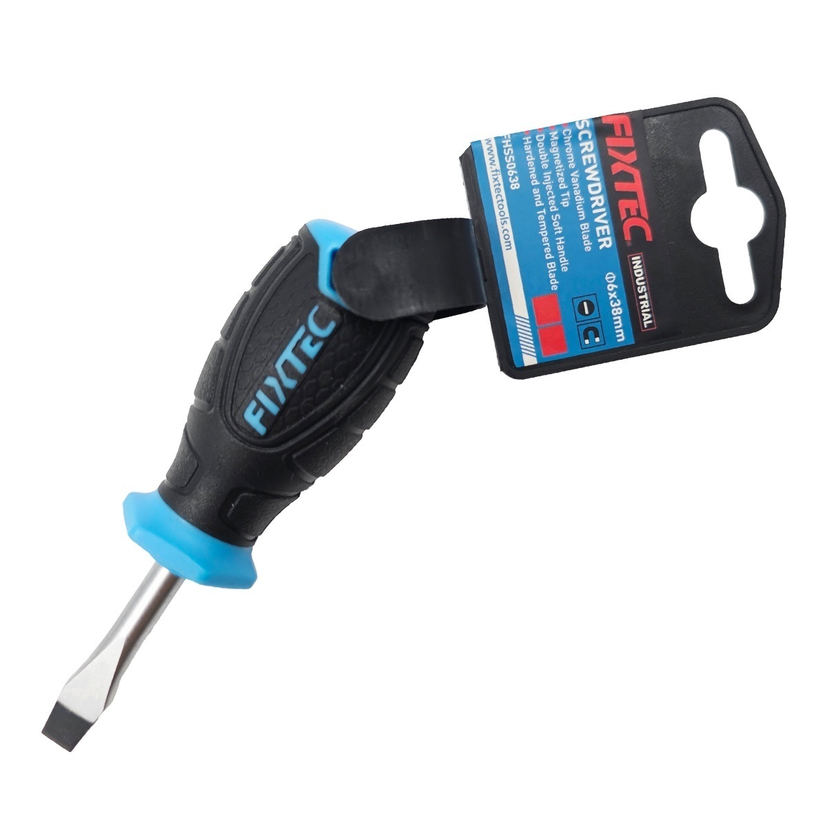 Surubelnita dreapta FIXTEC 6×38mm cu varf magnetic