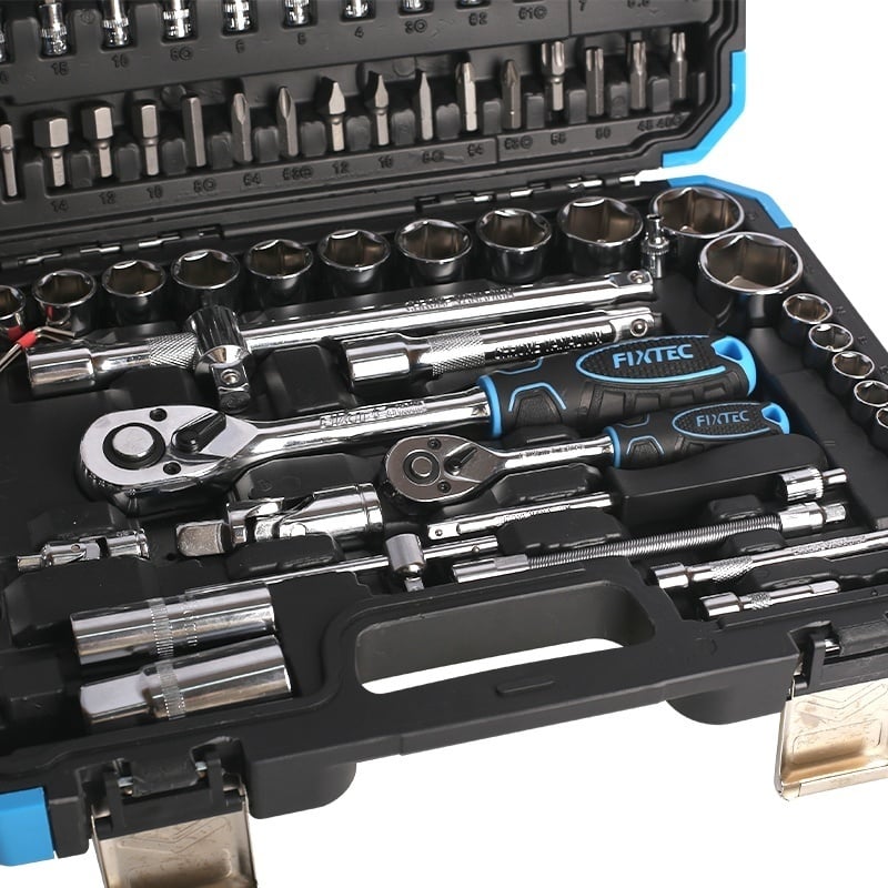 Trusa chei tubulare FIXTEC 94 piese 1/4