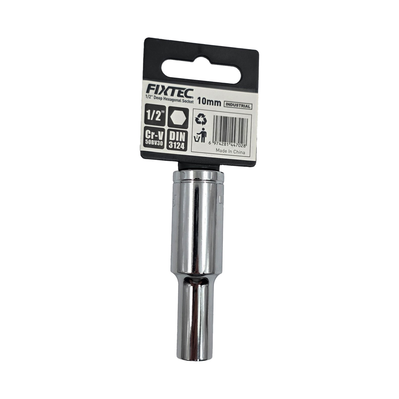 Tubulara de impact 10 mm, FIXTEC, prindere 1/2 inch - 1 | YEO