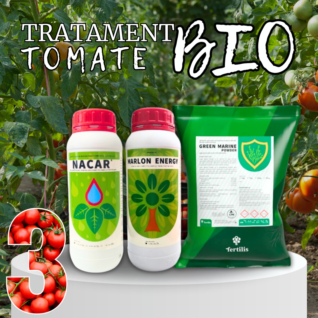 BIOPACK Stadiu 3 TOMATE - Fixarea Fructului si Dezvoltarea Incipienta