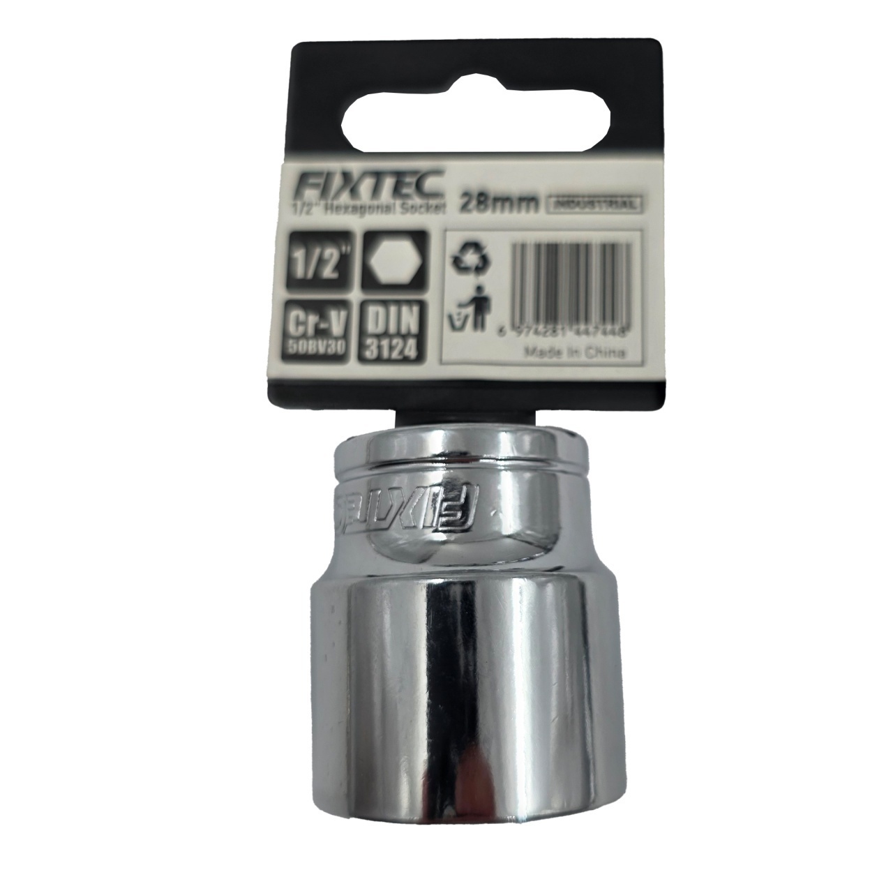 Cap impact tubular 28 mm FIXTEC, prindere 1/2 inch - 2 | YEO