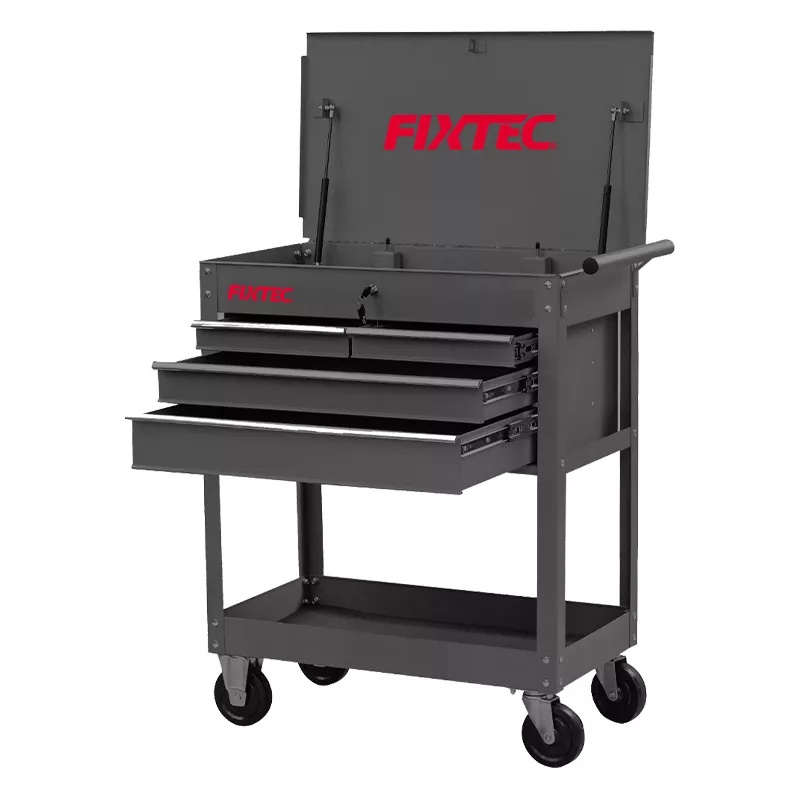 Carucior pentru scule FIXTEC cu 4 sertare si roti