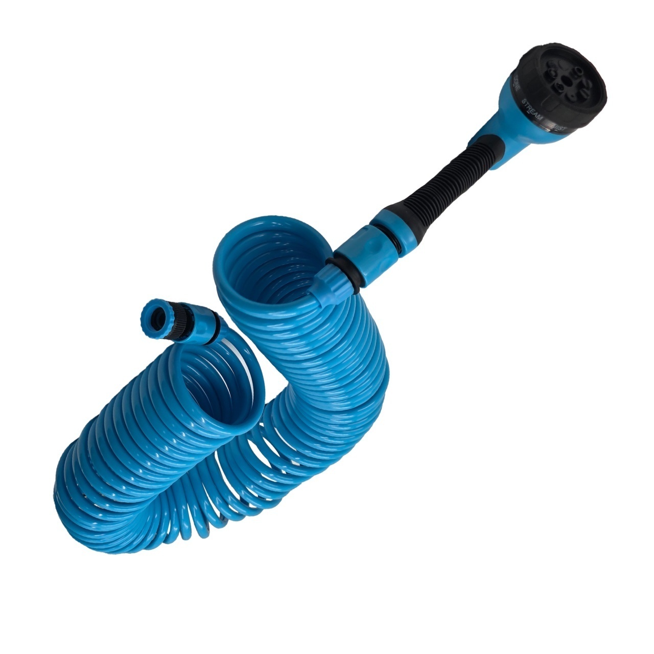 Furtun gradina spiral FIXTEC 15m, EVA, pistol cu 8 tipuri de jet - 2 | YEO