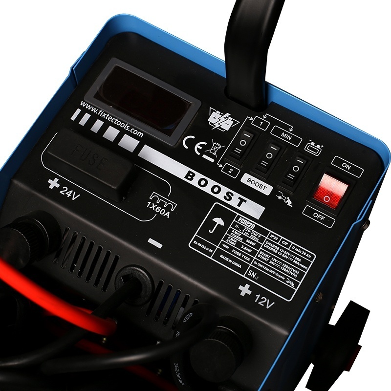 Incarcator auto FIXTEC 12V/24V cu protectie prin siguranta 60A - 3 | YEO