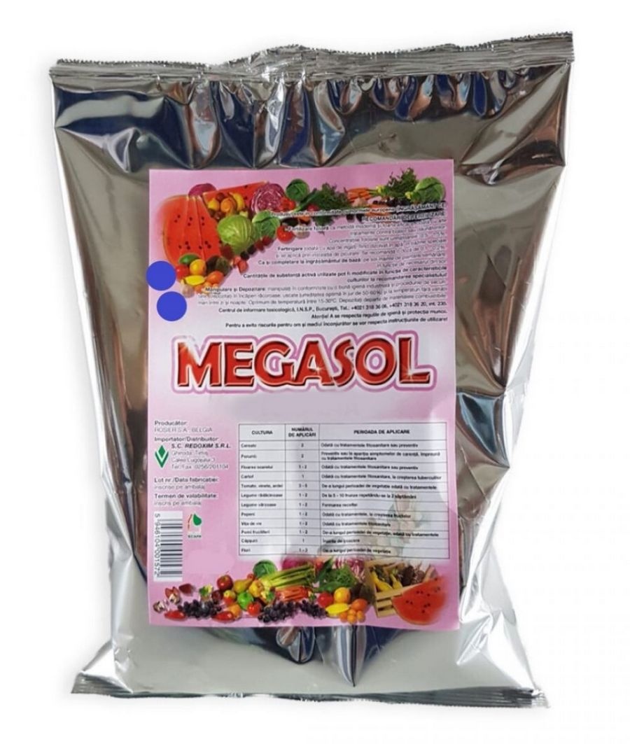 Ingrasamant solubil MEGASOL 18-9-18, aplicare uniforma