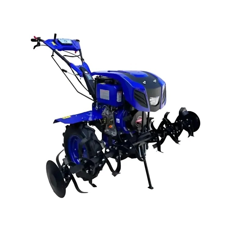 Motocultor 12CP Diesel, remorca, ulei motor si transmisie + 2 pluguri - 1 | YEO