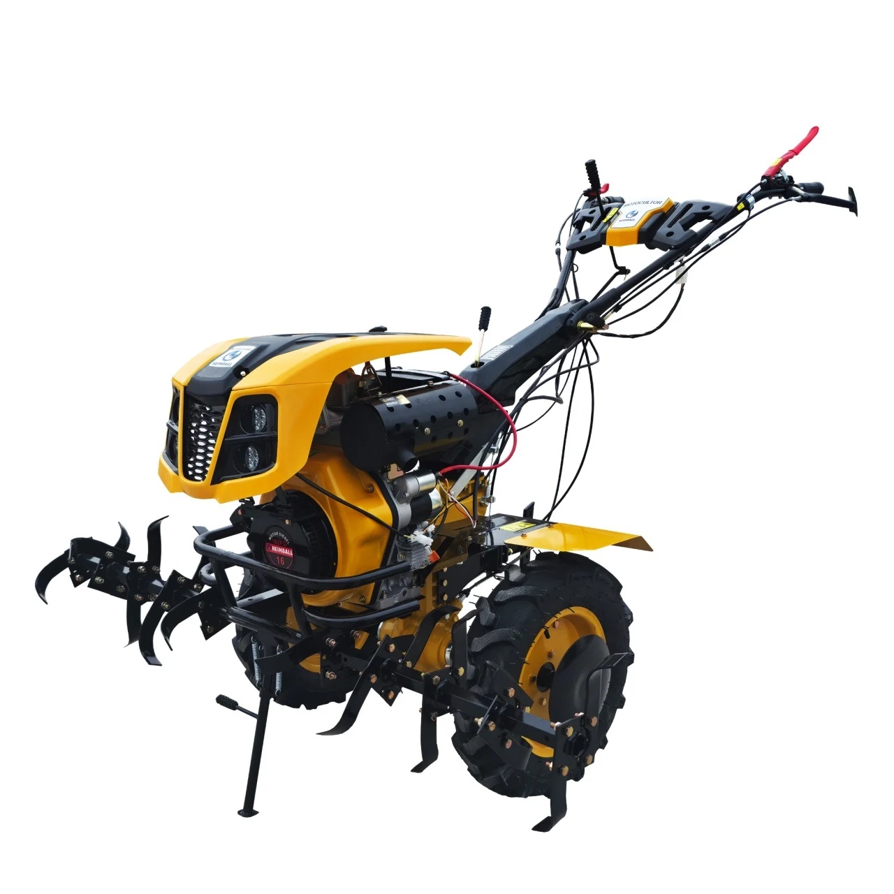 Motocultor 18CP Benzina, Diferential, remorca, ulei motor , 2 pluguri - 1 | YEO