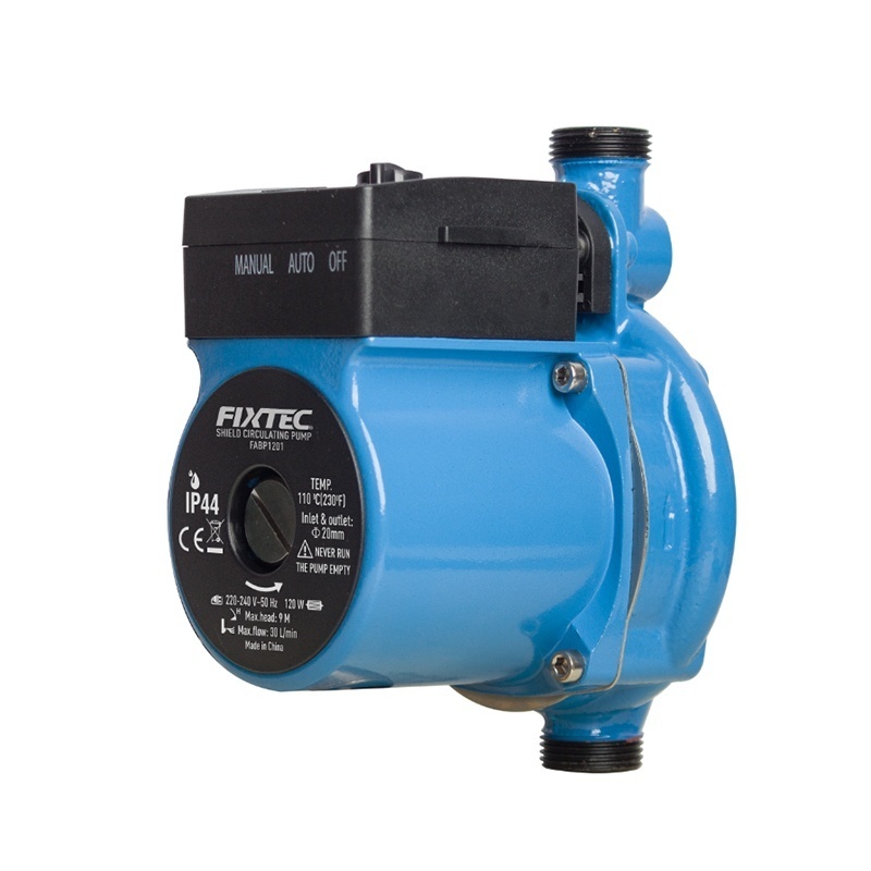 Pompa de recirculare FIXTEC pentru apa calda, 120W, debit 30L/min, inaltime pompare 20m, stecher VDE