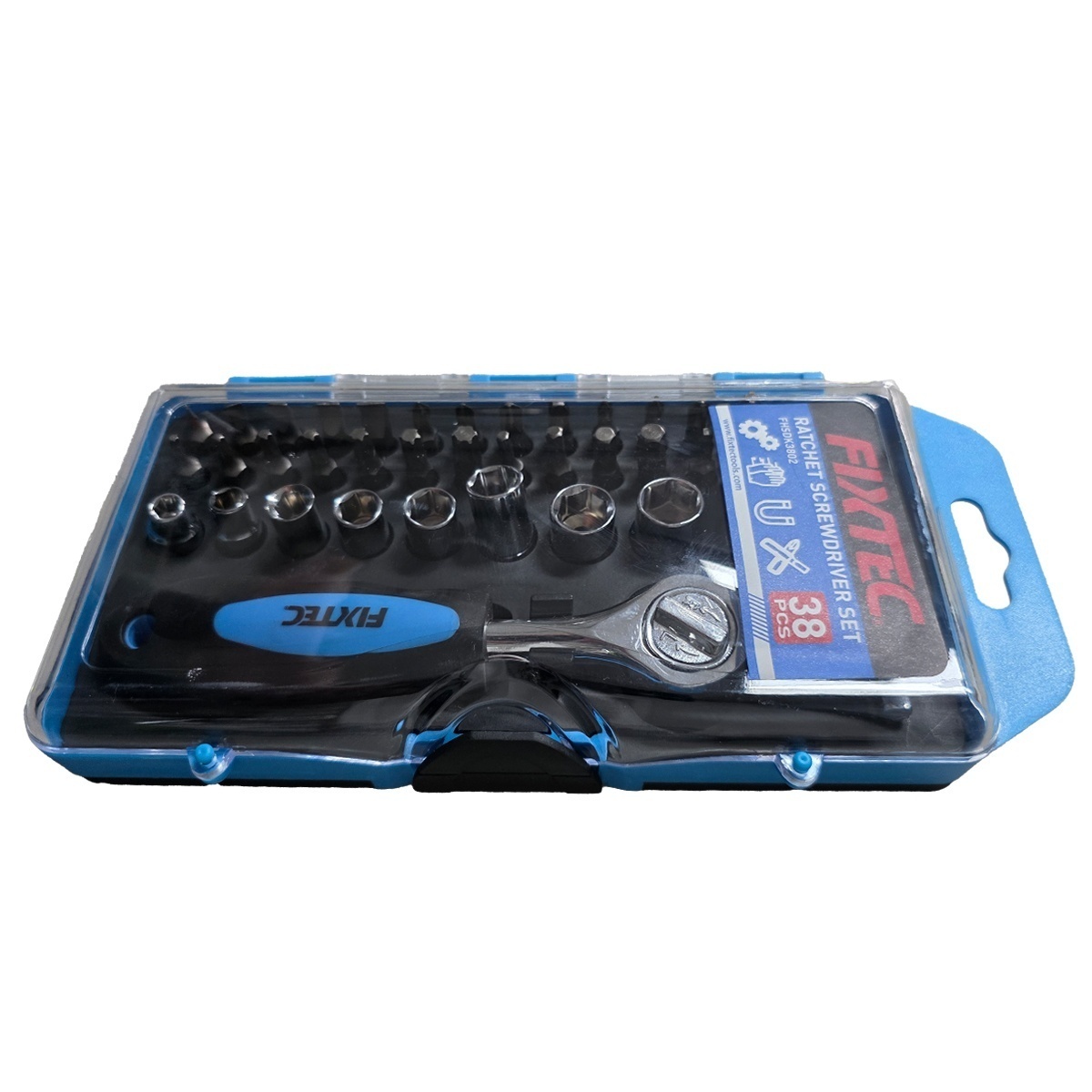 Set surubelnita cu clichet FIXTEC, 38 de componente, CR-V - 3 | YEO
