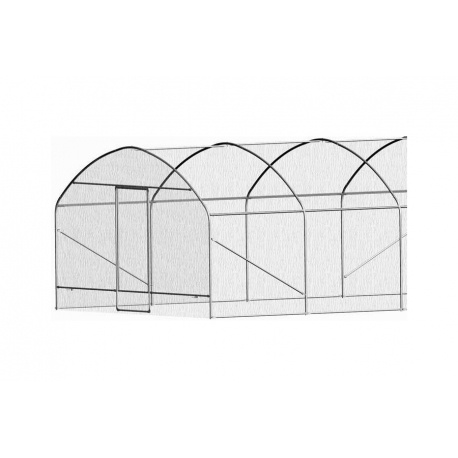 Solar Hobby Regal Fermierul 6x14 metri, teava otel zincat - 2 | YEO
