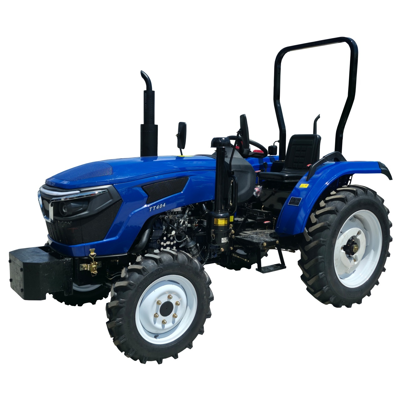 Tractor TT 404, 40CP, 4x4, structura pentru semicabina, culoare albastra, motor YUNNEI
