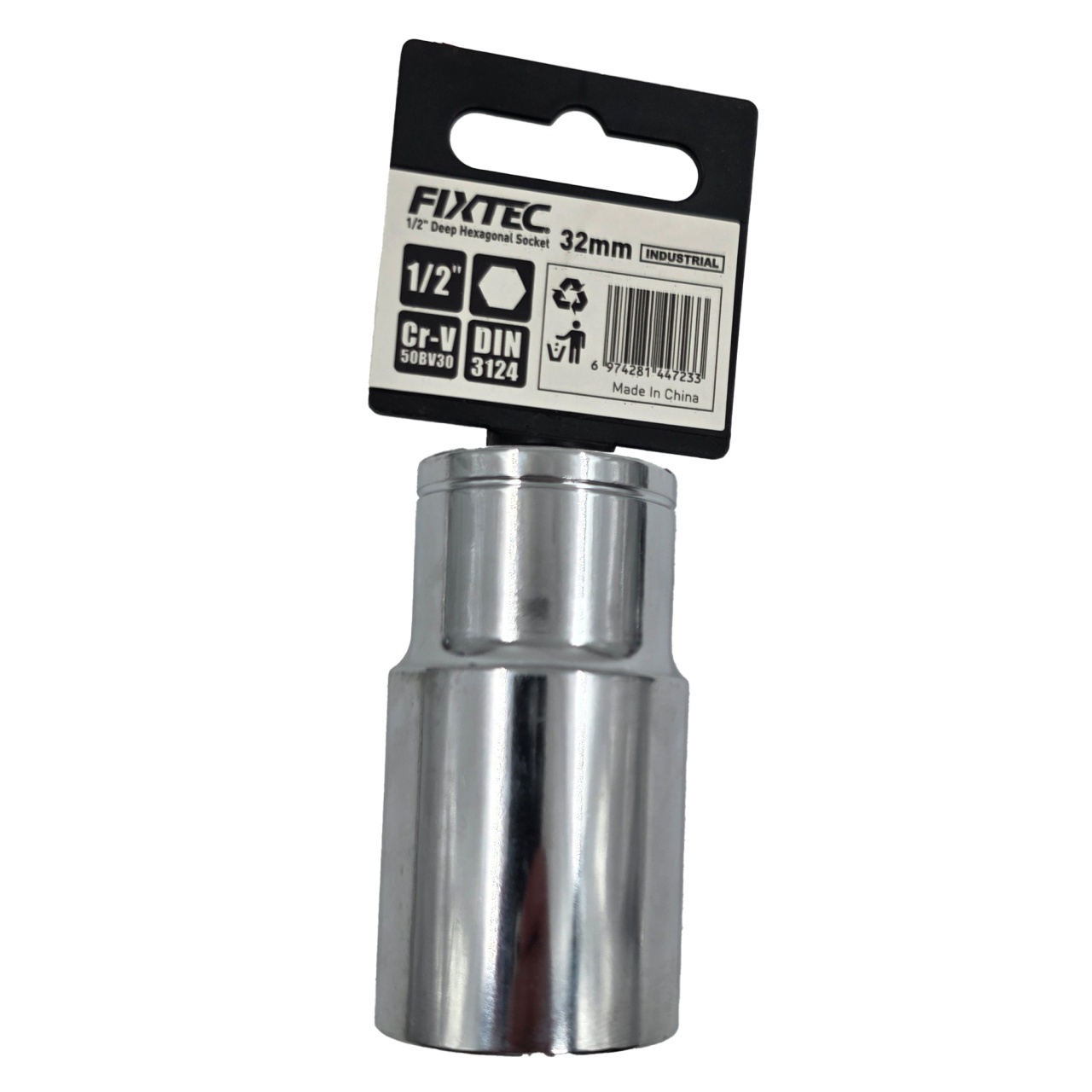 Cap tubular de impact 27 mm, FIXTEC, antrenare 1/2 - 2 | YEO