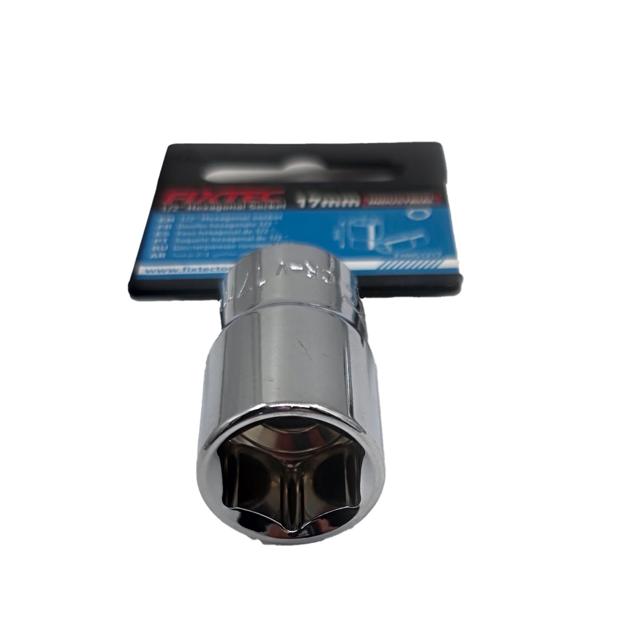 Cap tubular hexagonal 17 mm, FIXTEC, cu prindere 1/2 - 2 | YEO
