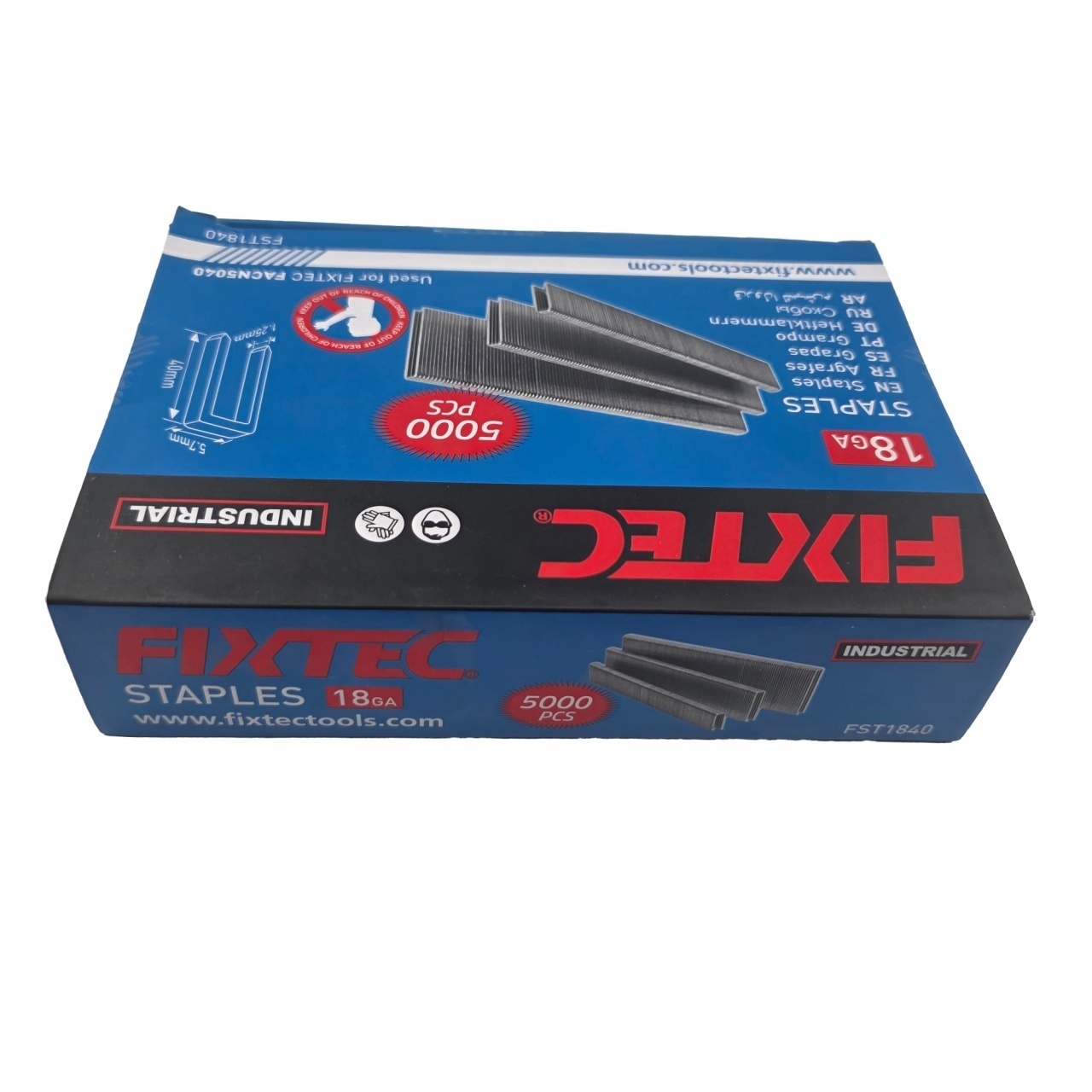 Capse Grapa FIXTEC GA‑18, 5.7×40 mm, set 5000 buc - 2 | YEO