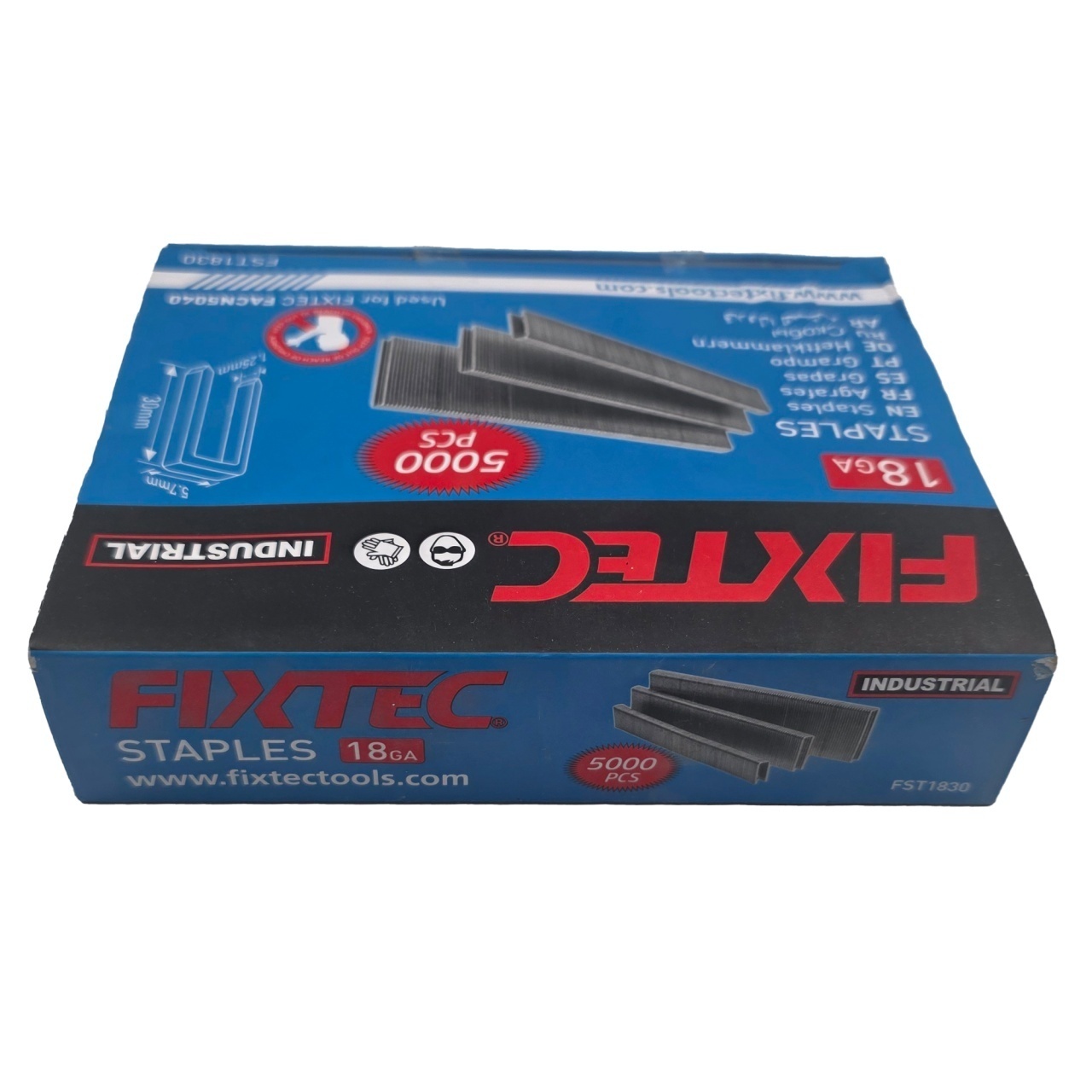 Capse tip Grapa FIXTEC GA‑18, 5.7×30 mm, set 5000 bucati - 2 | YEO