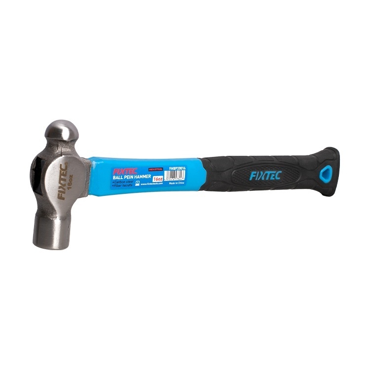 Ciocan FIXTEC 32 oz cu Cap Rotund si Maner din Lemn