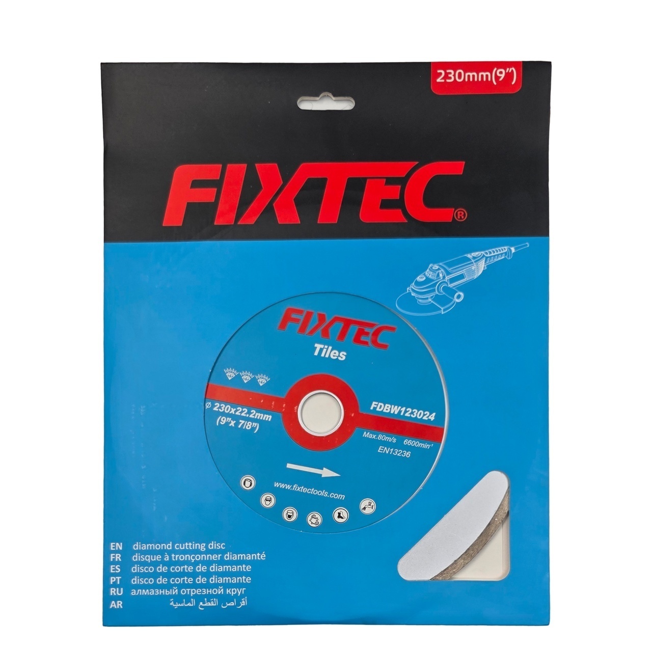 Disc diamant pentru taiere FIXTEC 230x22.2mm