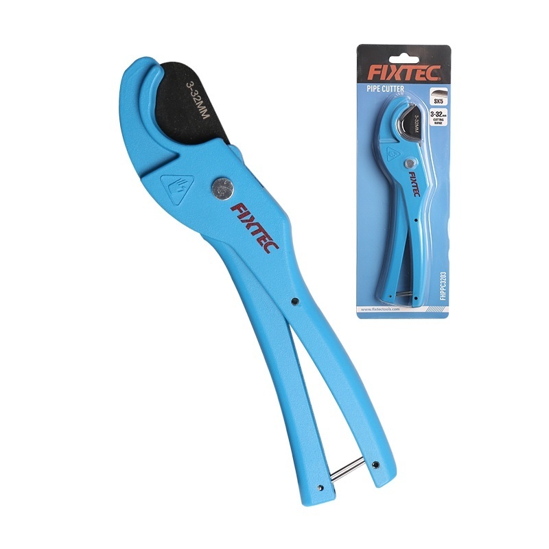 Foarfeca pentru tevi PVC FIXTEC 3‑32 mm din aluminiu