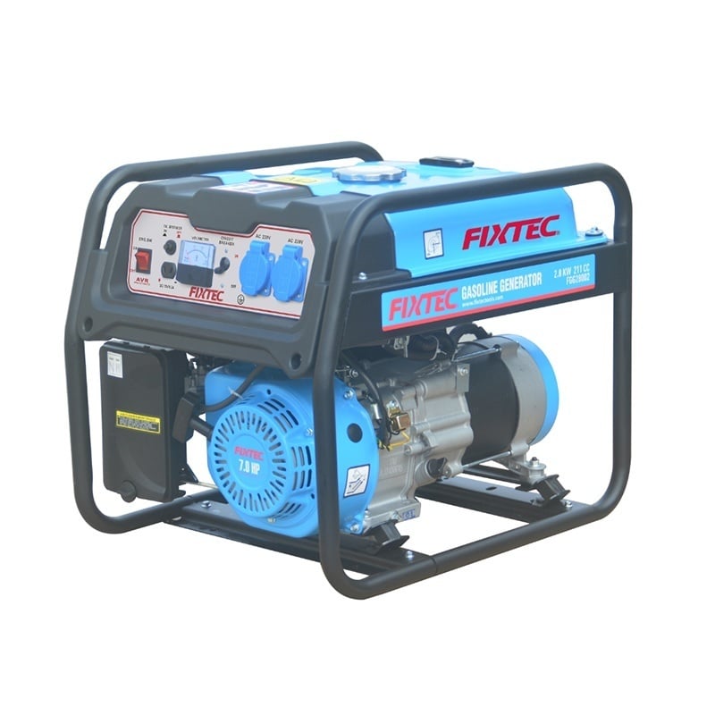 Generator pe benzina FIXTEC industrial 2.8kW, pornire manuala - 1 | YEO