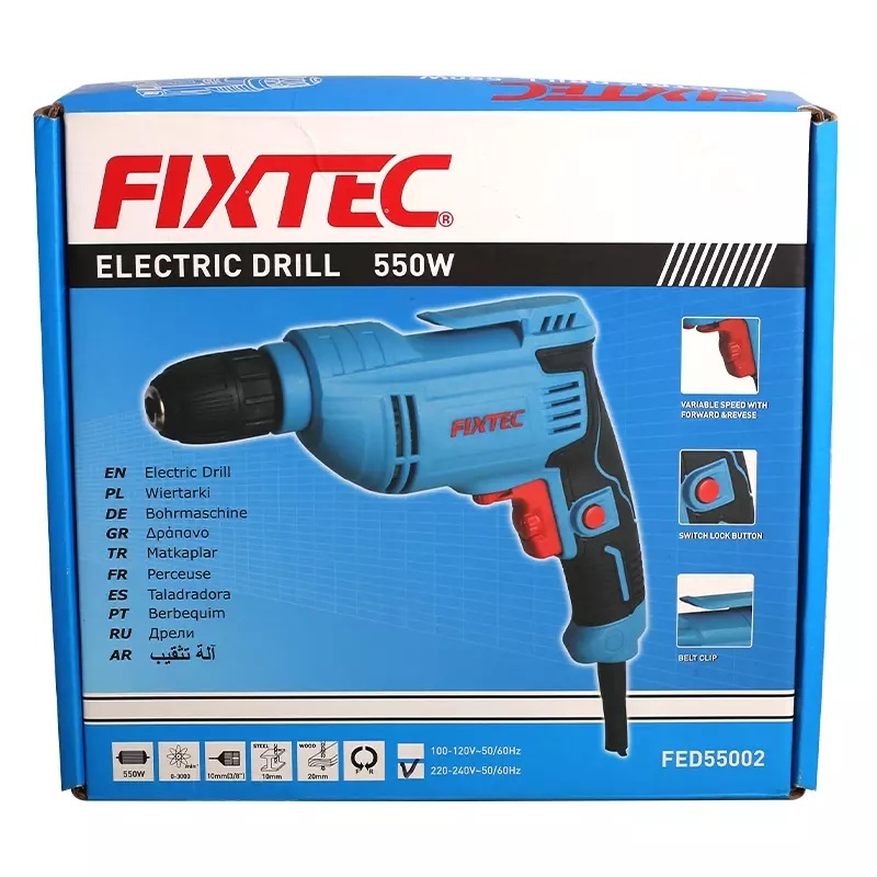 Masina de gaurit electrica FIXTEC 550W, cu fir - 3 | YEO