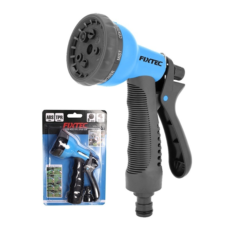 Pistol pentru stropit cu furtun FIXTEC 8 tipuri de jet FHGW01