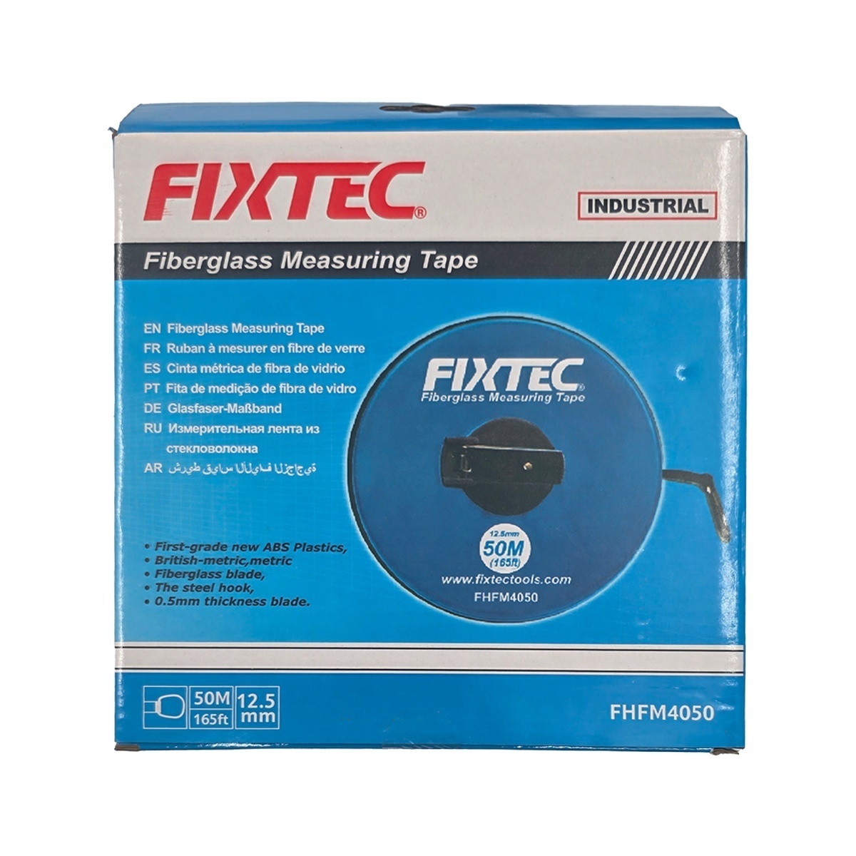 Ruleta masura 50m FIXTEC, sasiu ABS - 2 | YEO