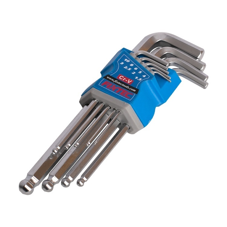 Set 9 chei ball‑point FIXTEC 1.5‑10 mm CR‑V
