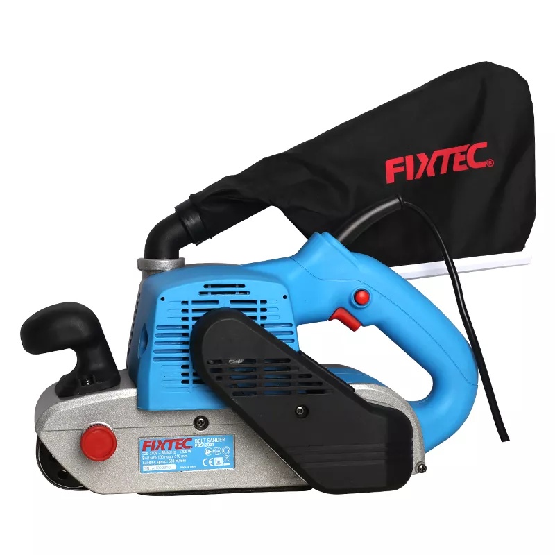 Slefuitor cu banda FIXTEC 1200W – 100x610 mm, carcasa aluminiu, sac praf inclus