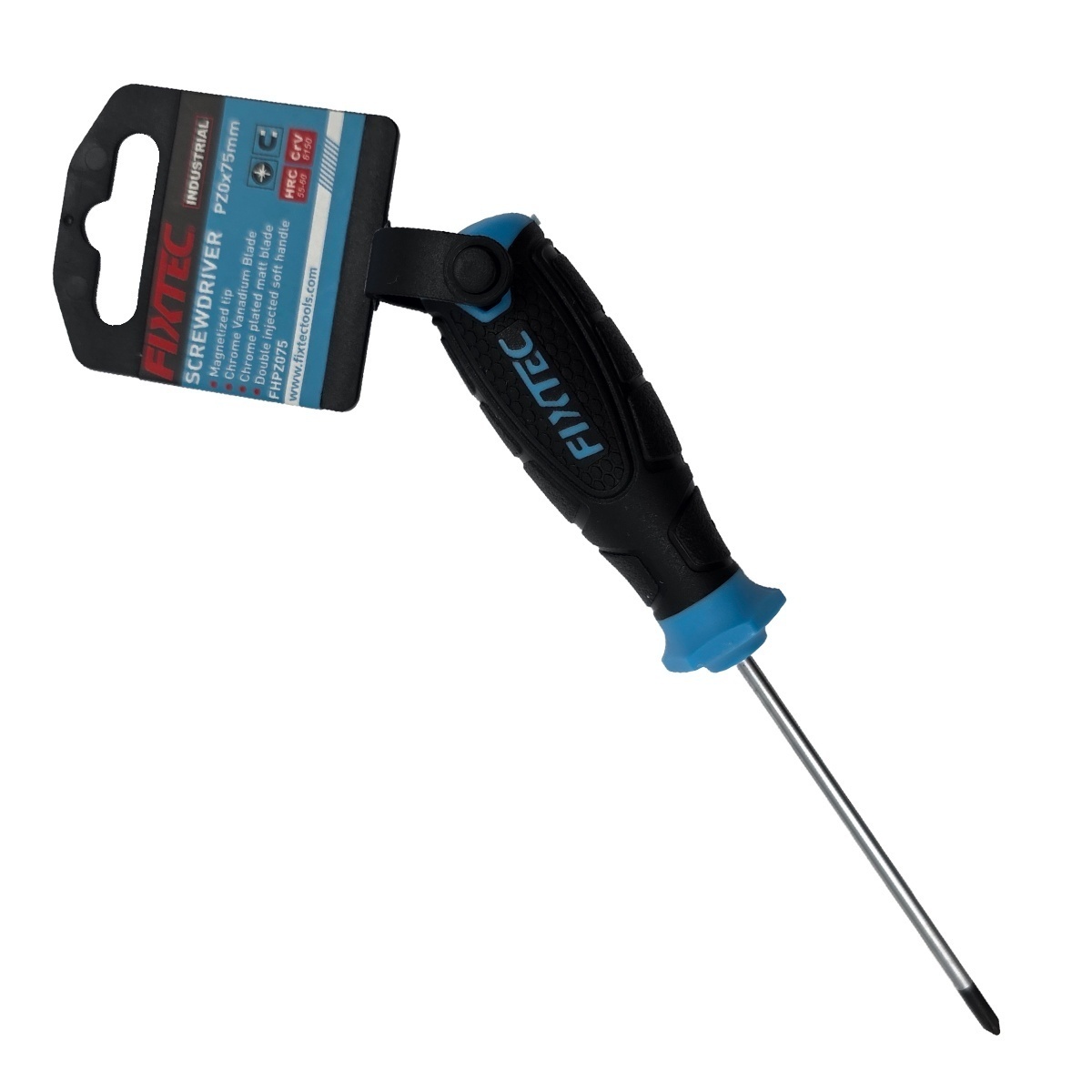 Surubelnita Stea Pozidriv CR-V FIXTEC PZ0×75mm, varf magnetic - 1 | YEO
