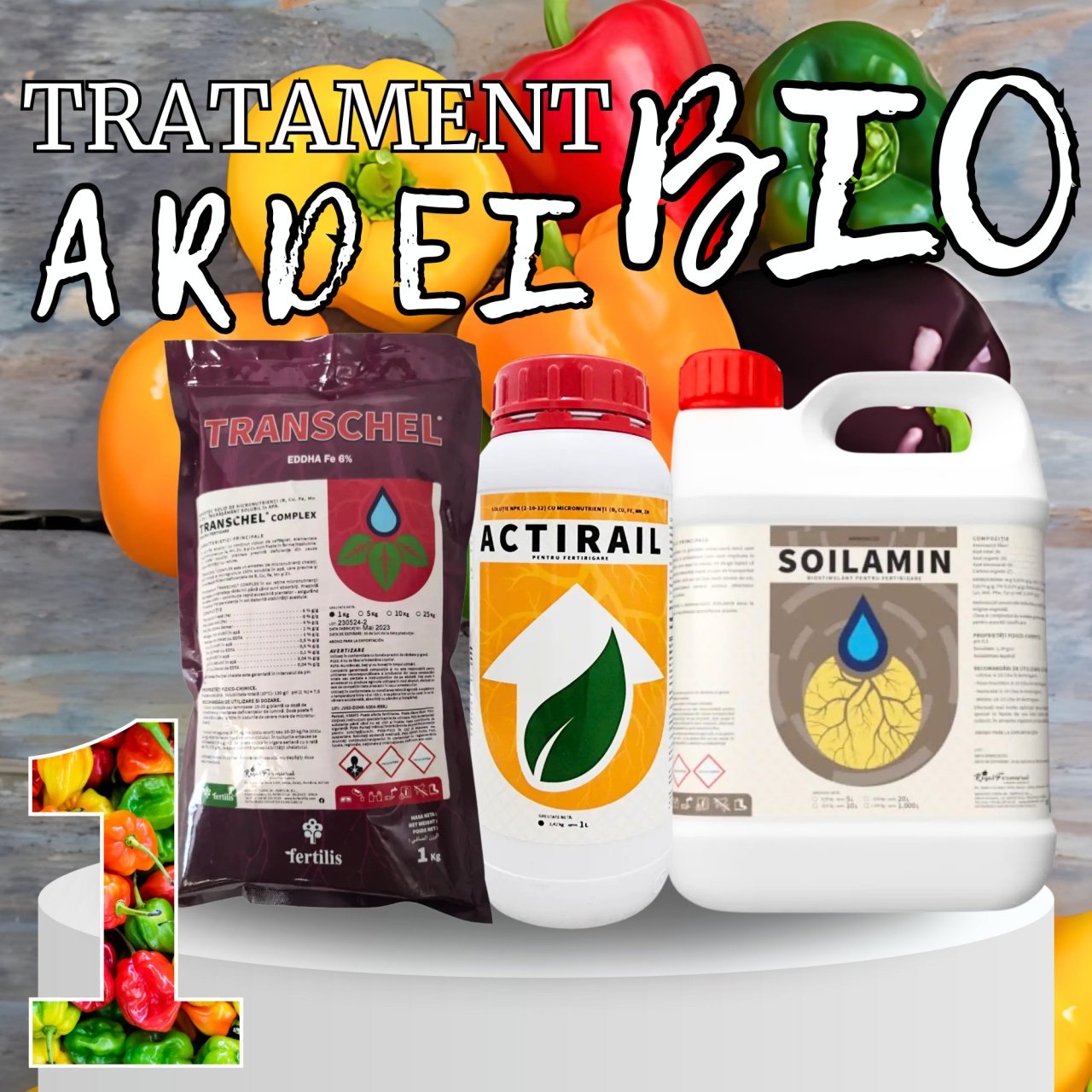 BIOPACK Stadiu 1 ARDEI – Tratament BIO pentru transplantare