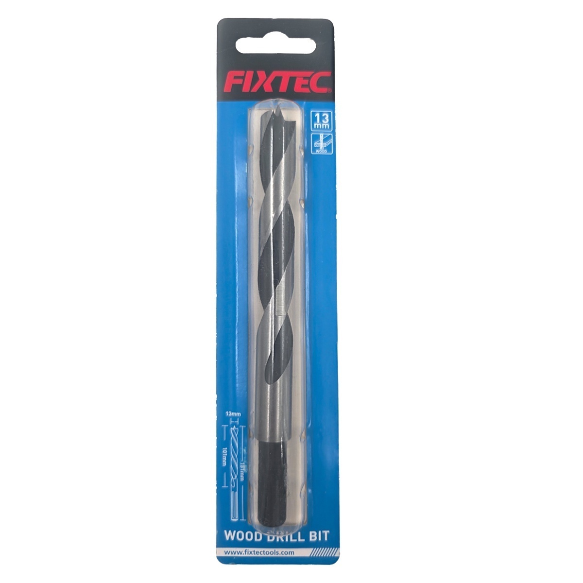 Burghiu pentru metal HSS-M2 FIXTEC 13 mm x 151 mm