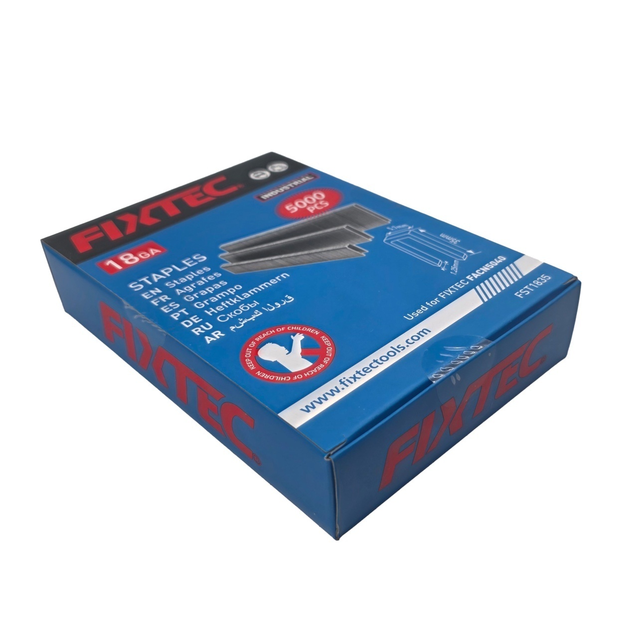 Capse Grapa FIXTEC GA-18, 5.7 x 35 mm, 5000 bucati - 2 | YEO