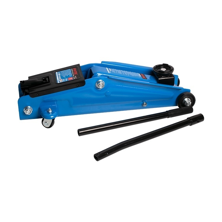 Cric hidraulic tip carucior FIXTEC 2T, cu maner pentru transport si roti pivotante - 2 | YEO
