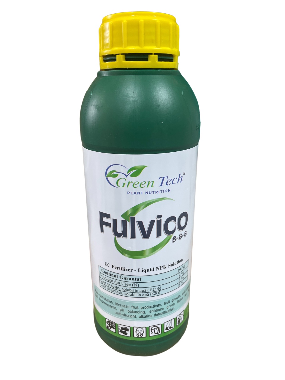 Fulvico 8-8-8 Fertilizant Lichid NPK, Green Tech - 1 | YEO