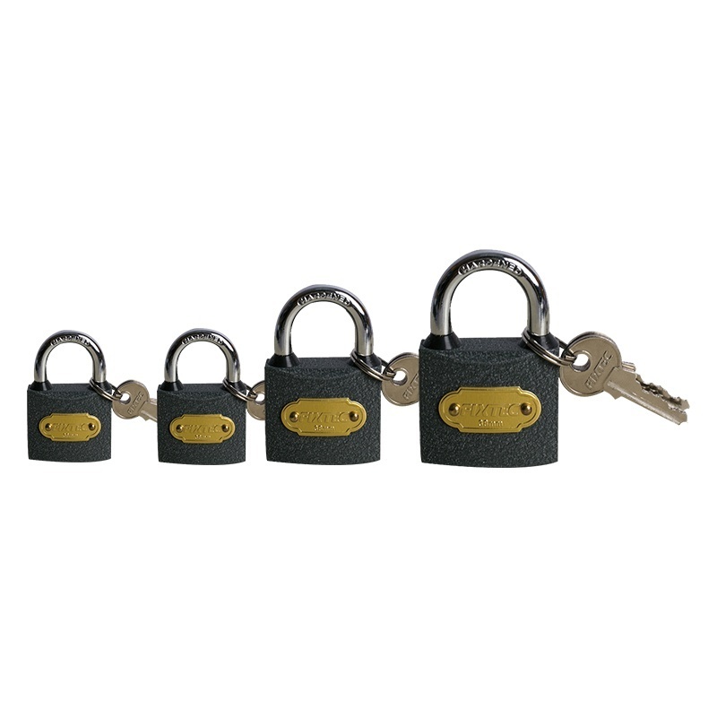 Lacat metalic FIXTEC 38 mm cu 3 chei incluse - 1 | YEO