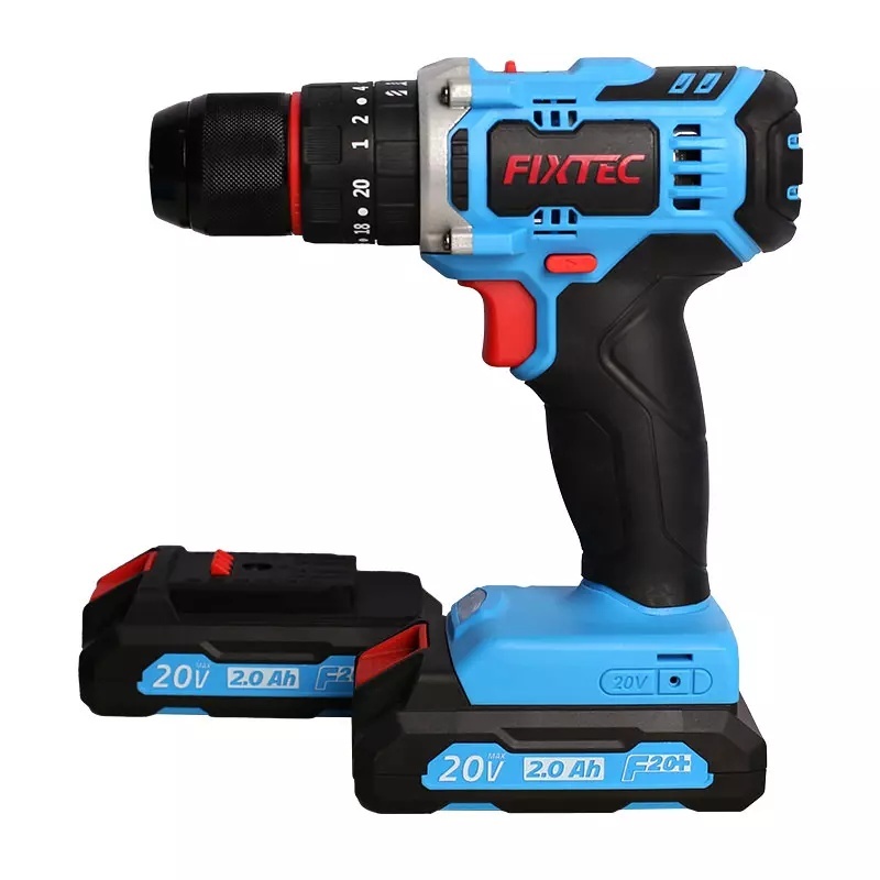 Masina de gaurit si insurubat cu percutie FIXTEC 20V, cuplu ridicat, LED si blocare ax - 3 | YEO